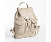 Сумка-рюкзак Taupe Double Pocket Leather Backpack