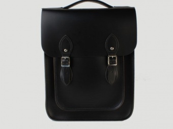 Сумка-рюкзак Portrait Leather Backpack Charcoal Black