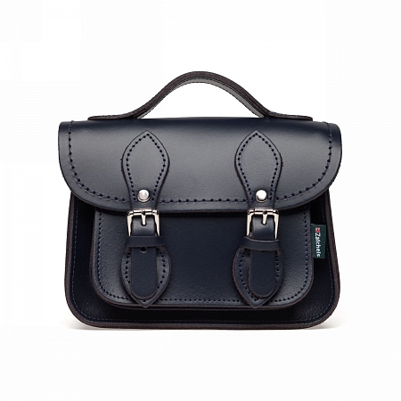 Zatchels Micro Satchel Navy