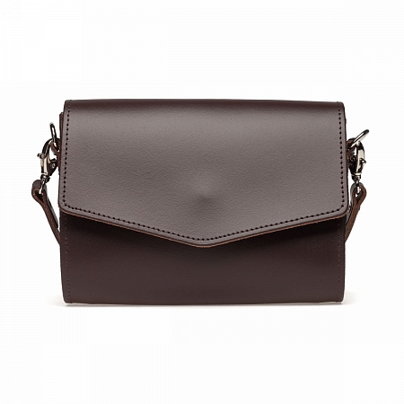 Zatchels Micro Clutch Dark Brown