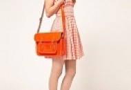 Оранжевая сумка Cambridge Satchel
