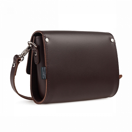 Zatchels Micro Clutch Dark Brown